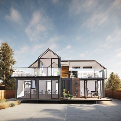 calidad  Galvanized Steel Bending 40ft Container House Flat Pack Mobile Prefabricated Tiny Home with 3 Bedroom in High Demand fábrica