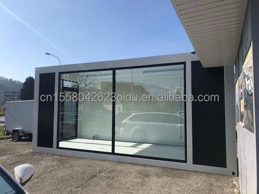 Ventanas de aleación de aluminio y aislante Sala prefabricada de 20 pies Sala de sol europea para aislamiento de hoteles