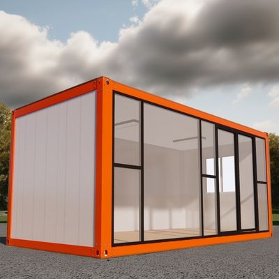 Casas de acero galvanizado de 20 pies prefabricadas de acero modular