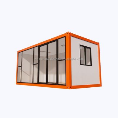 Casas de acero galvanizado de 20 pies prefabricadas de acero modular