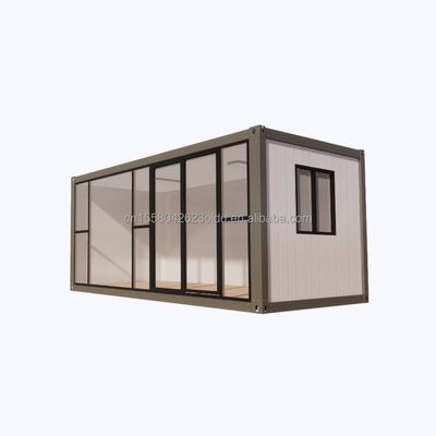 Casas de acero galvanizado de 20 pies prefabricadas de acero modular