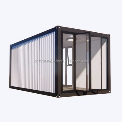 Casas de acero galvanizado de 20 pies prefabricadas de acero modular