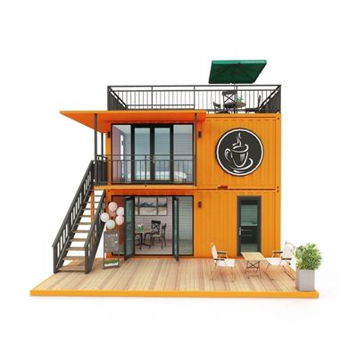 Otros paneles de pared 50/75/100 mm para paneles de sandwichs con ondas 20FT 40FT mini tienda emergente prefabricada