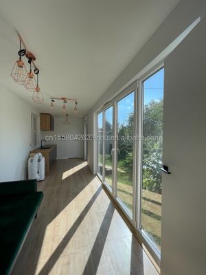 Puerta de vidrio de 40 pies de fácil instalación Prefabricado Contenedor de habitación para alojamiento en hoteles