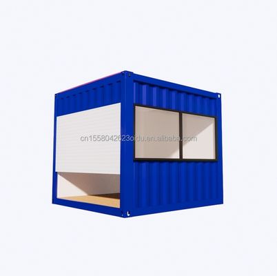 Diseño de logotipo de estilo chino Bar de contenedor de madera plegable de 10 pies 20 pies para negocios profesionales y hoteles