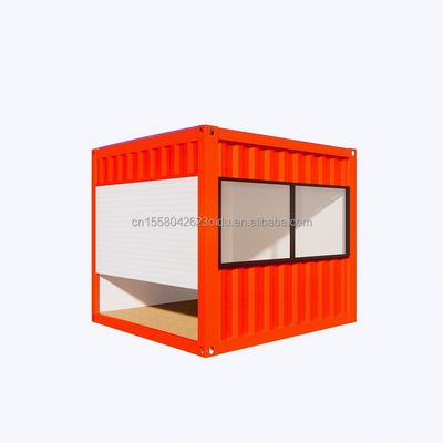 Diseño de logotipo de estilo chino Bar de contenedor de madera plegable de 10 pies 20 pies para negocios profesionales y hoteles