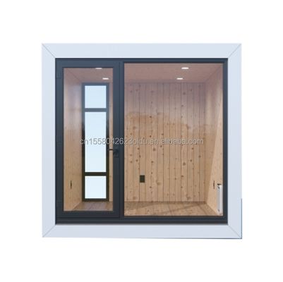 Contenedor de ventana de aluminio de aleación para tiendas de conveniencia / quioscos / casas en apartamentos / restaurantes de comida rápida