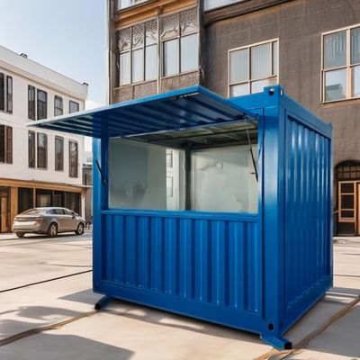 Parque Container House Casas prefabricadas con estilo para conceptos de quioscos únicos 10 pies 20 pies Contenedor de bar de café de cocina