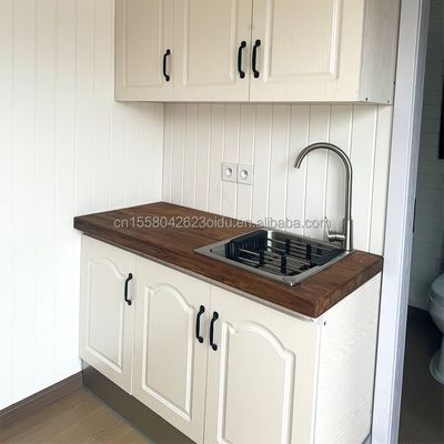 Diseño chino estilo UE 20 pies Casas de madera Jardín Casas prefabricadas de lujo moderno casa prefabricada Estructura de acero