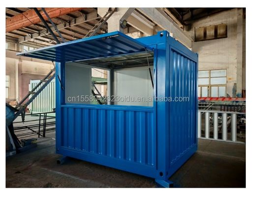 10FT Mini Pop-up Container House para cafetería Bar Restaurante de comida rápida Tienda de conveniencia Kiosco o material de ventana de cabina