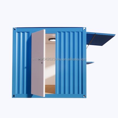10FT Mini Pop-up Container House para cafetería Bar Restaurante de comida rápida Tienda de conveniencia Kiosco o material de ventana de cabina
