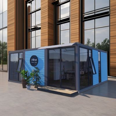 Contenedor ecológico de 20 pies o 40 pies hecho de acero y panel de sándwich para tienda de ropa restaurante hotel