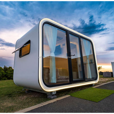 EU 20FT Casa prefabricada residencial moderna para vivir en un contenedor elegante en un hotel o resort