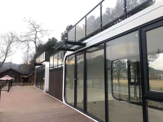 EU 20FT Casa prefabricada residencial moderna para vivir en un contenedor elegante en un hotel o resort