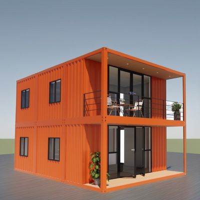 Casa de contenedores de dos pisos personalizable para vacaciones junto al mar Incendiaria Villa forestal prefabricada Resort Tamaños 20ft 40ft