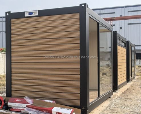 Color personalizado Prefabricado Contenedor de oficina móvil Contenedores de oficina para el hogar Contenedores de 10 pies con material de acero