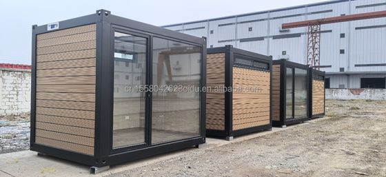 Color personalizado Prefabricado Contenedor de oficina móvil Contenedores de oficina para el hogar Contenedores de 10 pies con material de acero