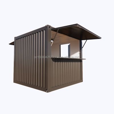 Estilo de contenedor de 10 pies con ventanas de aleación de aluminio y solución de llave giratoria de acero exterior