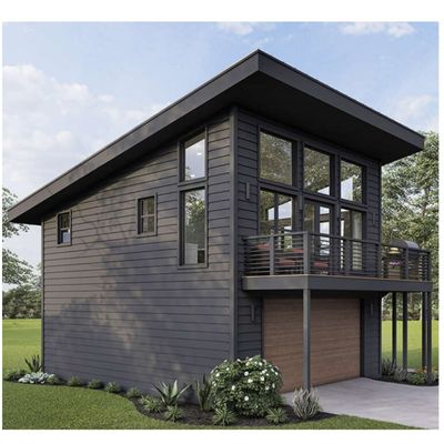 20ft/40ft Pared 50/75/100mm Panel de sandwich con oleaje Casa de contenedores con baño completo y diseño extensible