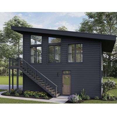 20ft/40ft Pared 50/75/100mm Panel de sandwich con oleaje Casa de contenedores con baño completo y diseño extensible