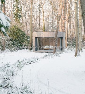 Casa de contenedores de acero ligero con un baño, una cocina y ventanas de aleación de aluminio
