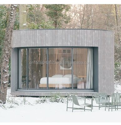 Casa de contenedores de acero ligero con un baño, una cocina y ventanas de aleación de aluminio
