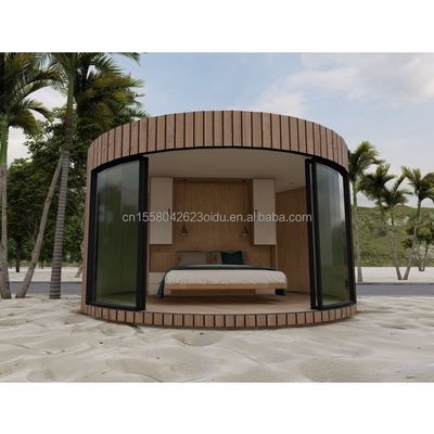 Casa de madera con estructura de acero para puertos y hoteles UE Opción de alojamiento de vacaciones de lujo