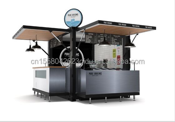 Tienda de contenedores de madera para hotel moderno