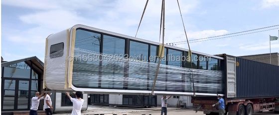 Casas de contenedores a prueba de agua de 20 pies para lujosos hogares móviles, RVs y hoteles de jardín directamente del país chino.