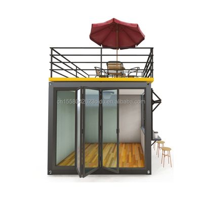Casas de contenedores hechas a medida para tiendas móviles de tiendas minoristas de diseño moderno para un puesto rápido y conveniente