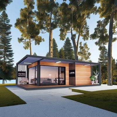 Color personalizado 20ft 40ft plegable Prefab Modular Casa móvil de diseño moderno portable Casa de contenedores para el comercio chino