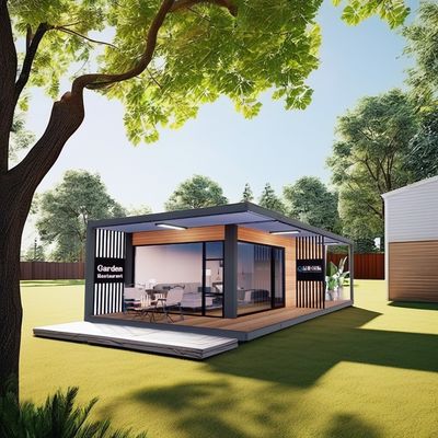 Color personalizado 20ft 40ft plegable Prefab Modular Casa móvil de diseño moderno portable Casa de contenedores para el comercio chino