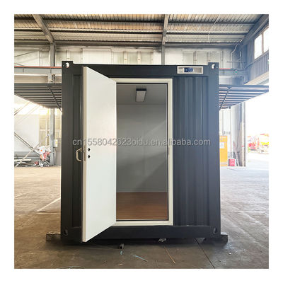 Tienda prefabricada Custom Pop Up Cafe Bar en 10ft y 20ft Contenedor Tiendas de café con tubos cuadrados de acero galvanizado