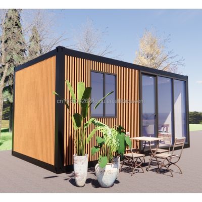 Casa prefabricada moderna de 3 dormitorios Prefabricada modular Contenedor pequeño Extensible Estructura exterior de acero