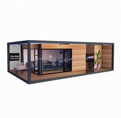 Los principales proveedores de casas prefabricadas de baño con tubos cuadrados de acero galvanizado estructura principal y diseños modernos