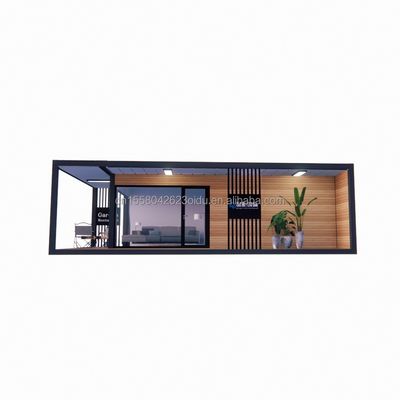 Los principales proveedores de casas prefabricadas de baño con tubos cuadrados de acero galvanizado estructura principal y diseños modernos