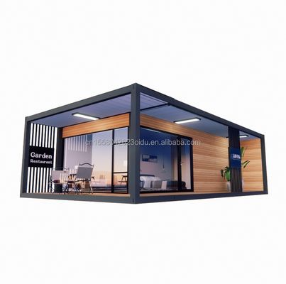 Los principales proveedores de casas prefabricadas de baño con tubos cuadrados de acero galvanizado estructura principal y diseños modernos