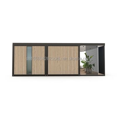 Cuadro de acero galvanizado de acero doblado 180g Diseño moderno de lujo Pequeño dormitorio prefabricado para jardín al aire libre Casa Villa de venta
