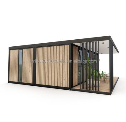 Cuadro de acero galvanizado de acero doblado 180g Diseño moderno de lujo Pequeño dormitorio prefabricado para jardín al aire libre Casa Villa de venta