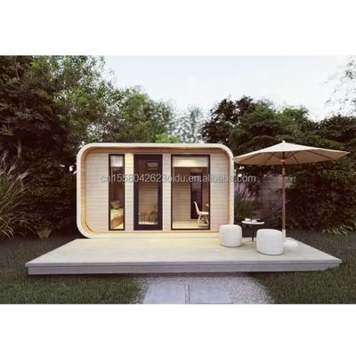 20 pies de montaje rápido apilable Mini Desmontable Casa portátil de 2 dormitorios Casa de contenedores con tubos cuadrados de acero galvanizado