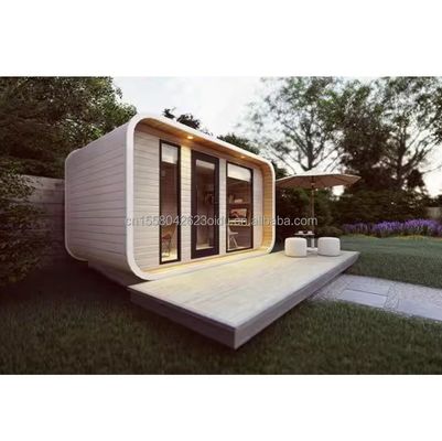 20 pies de montaje rápido apilable Mini Desmontable Casa portátil de 2 dormitorios Casa de contenedores con tubos cuadrados de acero galvanizado