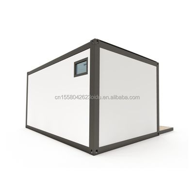 Habitación al aire libre Dormitorios Prefabricado Estructura de acero Casa de contenedores para hoteles Extensible Pequeña casa residencial 20ft/40ft