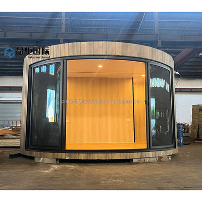 Planta Modular Casa redonda de acero inoxidable con personalización de color y construcción personalizada