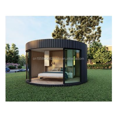 Planta Modular Casa redonda de acero inoxidable con personalización de color y construcción personalizada