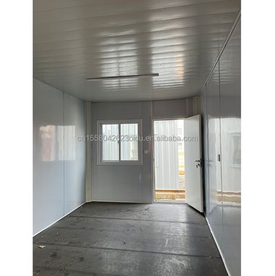 Casas de contenedores prefabricadas de 20 pies para parejas Familias Hoteles Casa Marco de acero Doblaje de acero galvanizado 180g