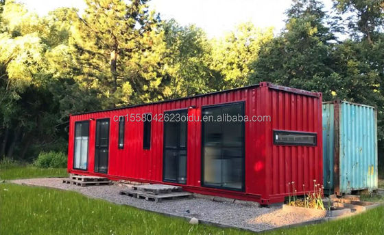 Al aire libre 40ft 20ft Prefab Contenedor expandible Casa portátil 2-5 dormitorios Prefabricado Casa de envío Tienda Móvil Granny piso