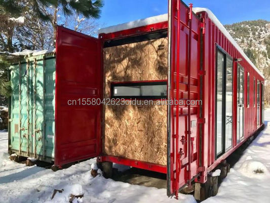 Al aire libre 40ft 20ft Prefab Contenedor expandible Casa portátil 2-5 dormitorios Prefabricado Casa de envío Tienda Móvil Granny piso