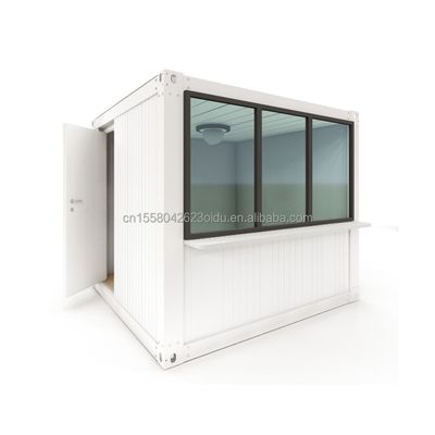 Estructura de acero móvil Tienda de madera de venta rápida Stand directo Bar de casa Cafetería