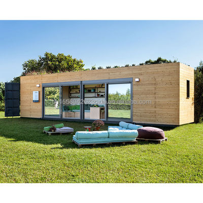 20 40 FT Diseño moderno Contenedor expandible Casa de jardín de color de madera prefabricada para una experiencia de vida personalizada
