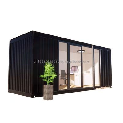 Casa de contenedores moderna y portátil al aire libre con instalación gratuita Baño móvil dormitorio y panel de sandwich de acero